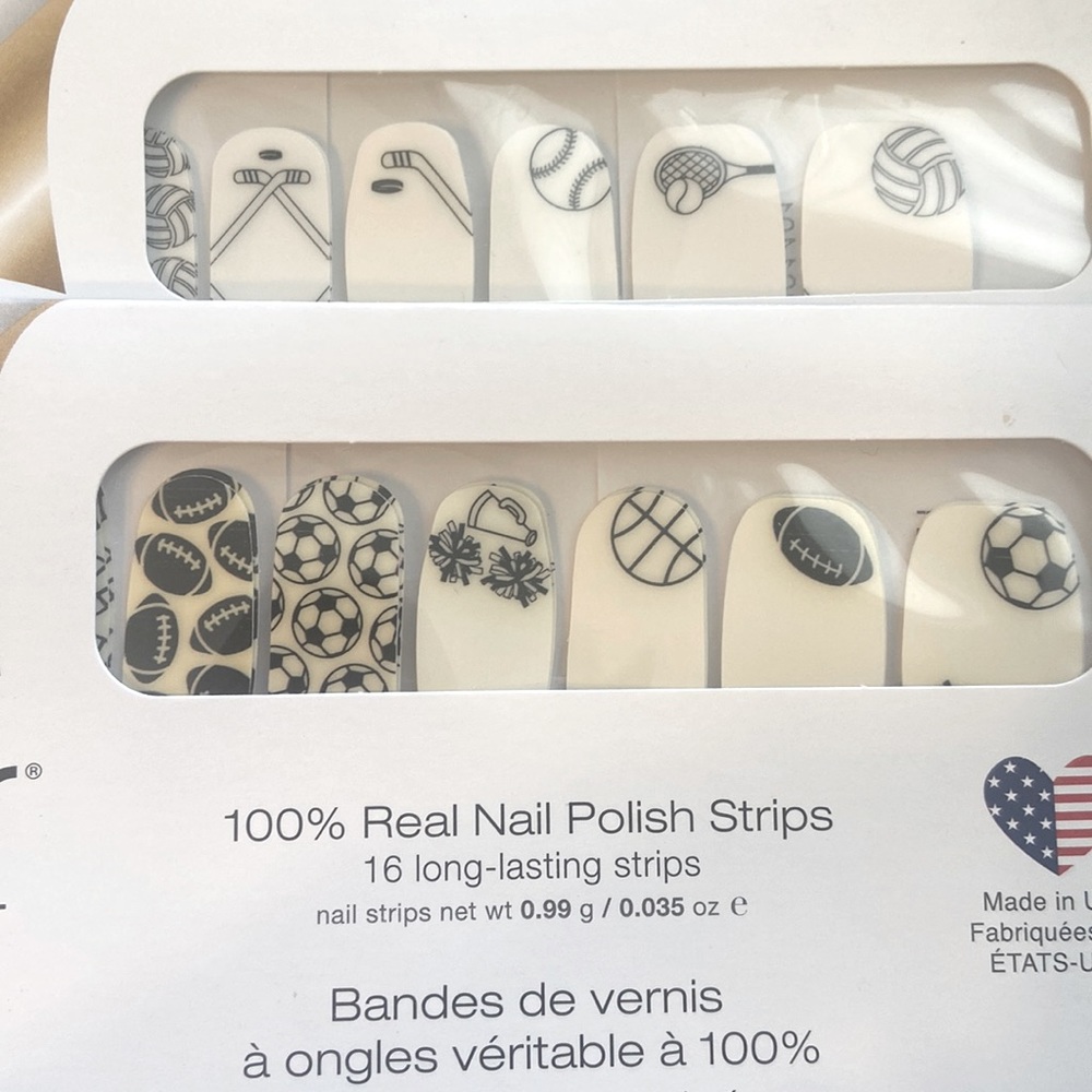 Color Street Nail Strips, clear overlays